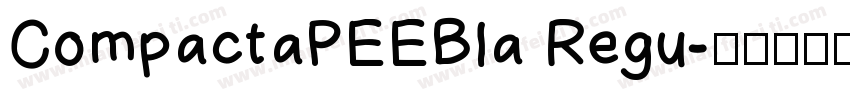 CompactaPEEBla Regu字体转换